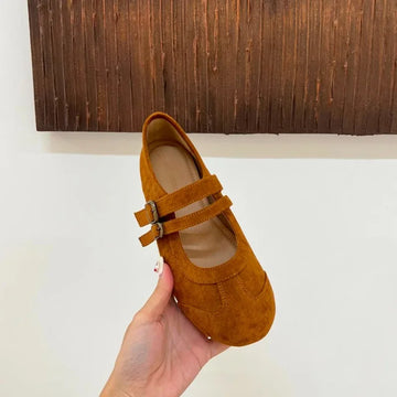 Xajzpa New Fashion Women's Flats Soft Leather Eelgant Dress Shoes Spring Brand Round Toe Shallow Slip on Ladies Casual Ballet Shoes